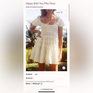 Free People ‘Happy with You’ Mini Dress